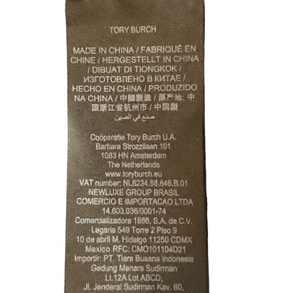 TORY Burch Navy Blue And White Boho Style Top Size 0 - Picture 7 of 7